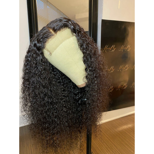 Transparent Lace Closure wig Jerri Curly 22inches
